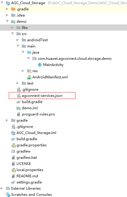 Cloud Storage for Android